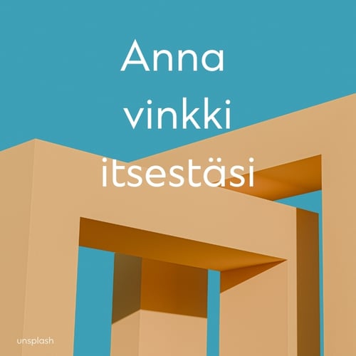 Anna vinkki itsestäsi (1)