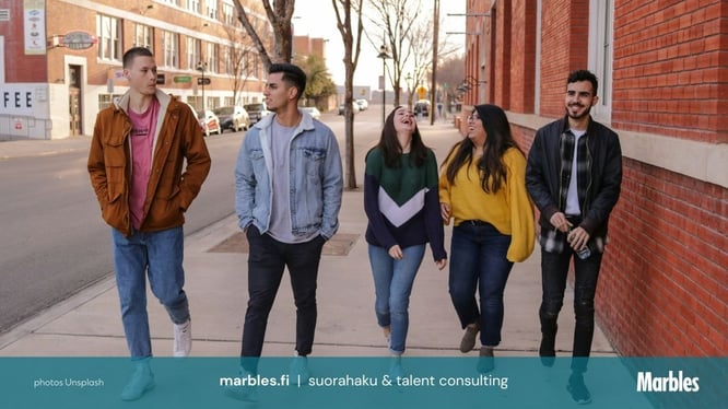 Talent Accquisition -tiimi tauollaan. 