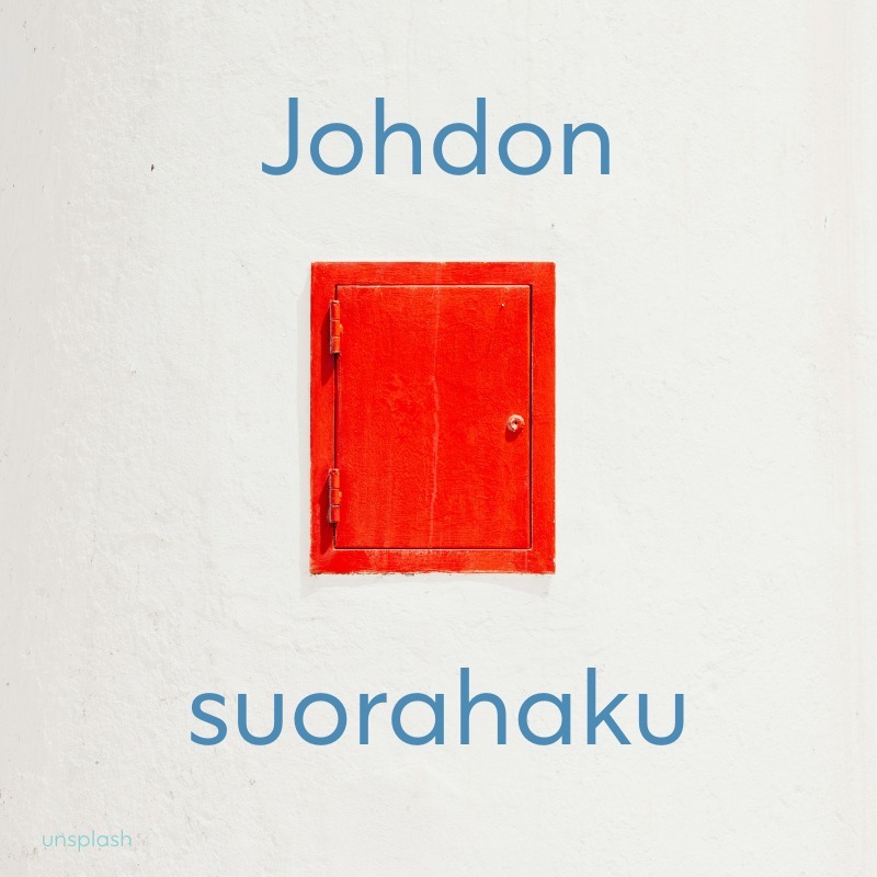 Johdon suorahaku